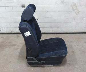 BMW E12 Beifahrersitz Sitz vorne rechts blau Stoff