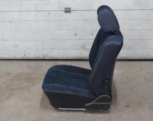 BMW E12 Beifahrersitz Sitz vorne rechts blau Stoff