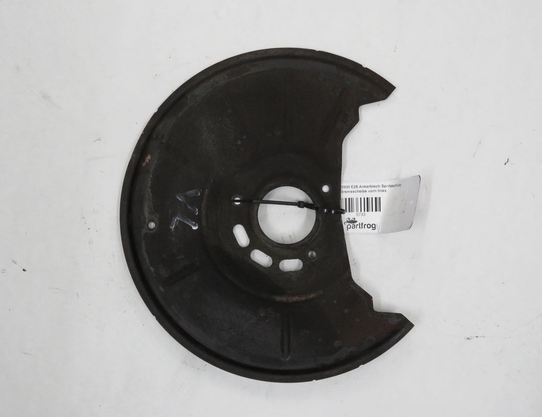 BMW E28 Ankerblech Spritzschutz Bremsscheibe vorn links