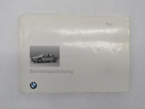 BMW E38 7er Bedienungsanleitung Betriebsanleitung