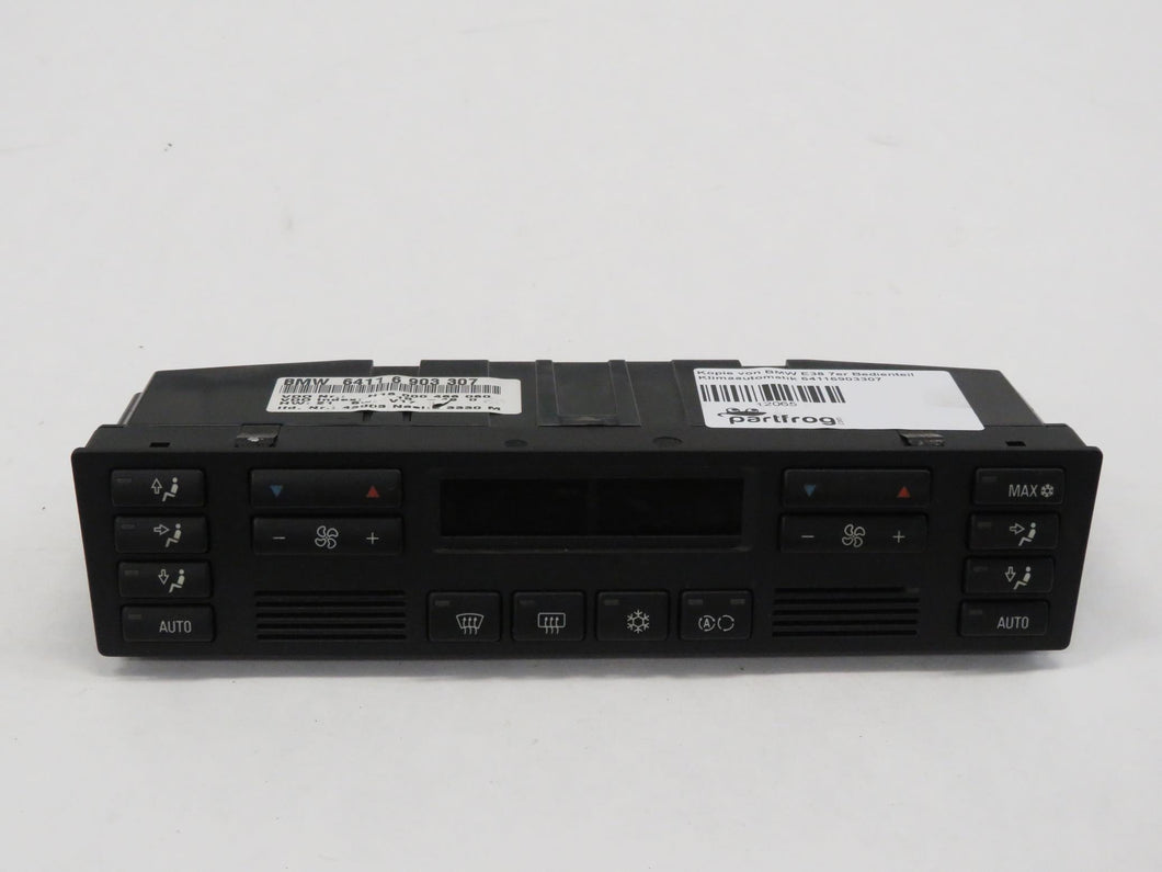 BMW E38 7er Bedienteil Klimaautomatik 64116903307