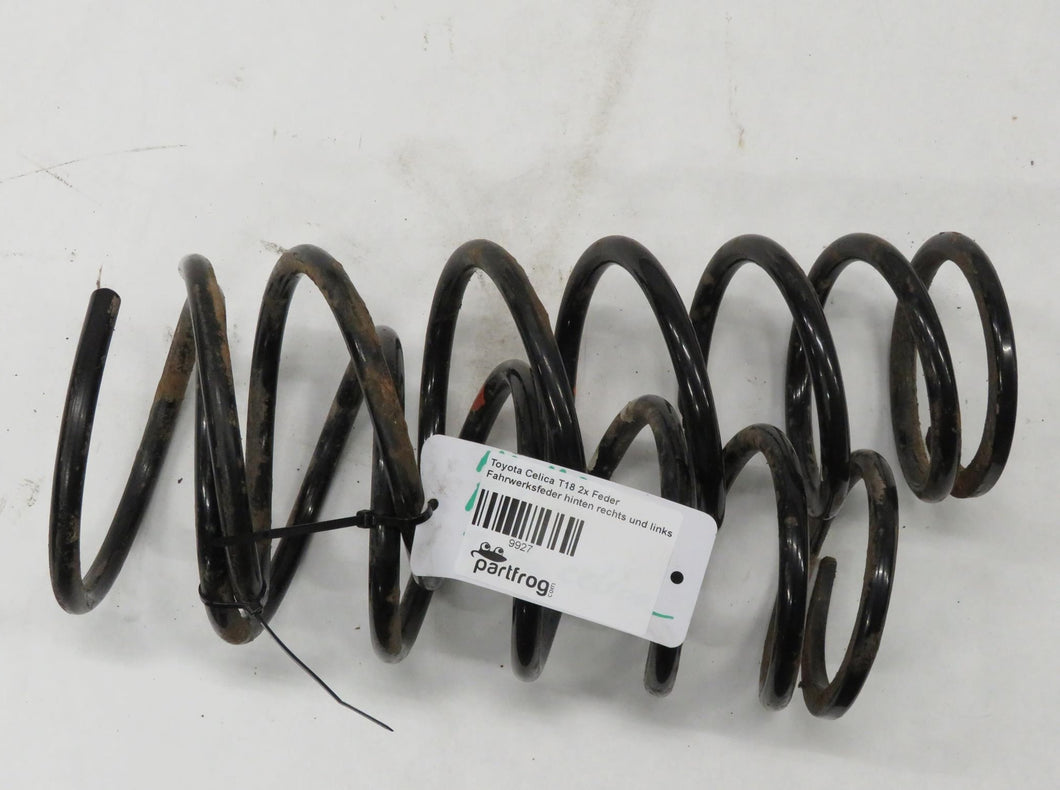 Toyota Celica T18 2x Feder Fahrwerksfeder hinten rechts und links