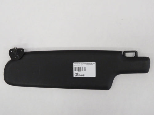 Porsche 928 S4 GT Sonnenblende vorn rechts Leder Schwarz 92873105450