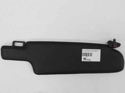 Porsche 928 S4 GT Sonnenblende vorn links Leder Schwarz 92873105350